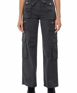 NOTHING ABOUT YOU BELTED CARGO PANTS