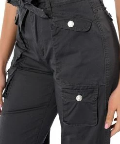 NOTHING ABOUT YOU BELTED CARGO PANTS -FINESSE-shop nothing about you belted cargo pants grey 8 8