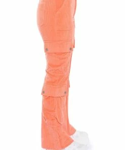 NOTHING BUT TIME CORDUROY CARGO PANT -FINESSE-shop nothing but time corduroy cargo pant orange 6 6