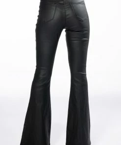 **TALL** ON DUTY VEGAN LEATHER HIGH RISE FLARE PANTS 12 **TALL** ON DUTY VEGAN LEATHER HIGH RISE FLARE PANTS -FINESSE-shop on duty vegan leather high rise flare pants long inseam black 6 6