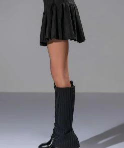 ON MY OWN PLEATED SKIRT 17 ON MY OWN PLEATED SKIRT -FINESSE-shop on my own pleated skirt black 8 8 c1