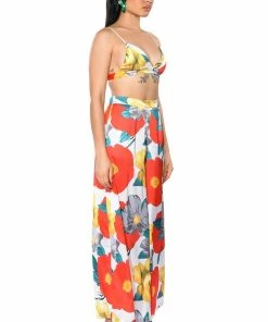 ON THE PATIO PALAZZO PANTS -FINESSE-shop on the patio palazzo pants yellow multi 3 3