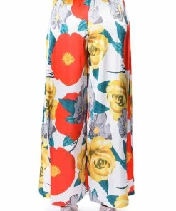 ON THE PATIO PALAZZO PANTS -FINESSE-shop on the patio palazzo pants yellow multi 9 9