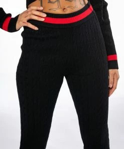 ONE LOVE STRIPE SWEATER LEGGING -FINESSE-shop one love stripe sweater legging red multi 8 8