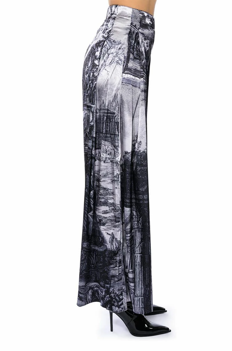 PARADISE ABSTRACT WIDE LEG PANT 6 PARADISE ABSTRACT WIDE LEG PANT - Image 6