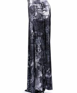 PARADISE ABSTRACT WIDE LEG PANT 15 PARADISE ABSTRACT WIDE LEG PANT -FINESSE-shop paradise abstract wide leg pant silver multi 7 7