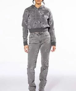 PATCH DETAIL SOFT DENIM STRAIGHT LEG JEAN -FINESSE-shop patch detail soft denim straight leg jean grey 8 8