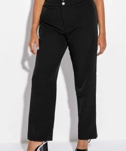 PLUS DINNER AND MOVIE HIGH RISE PANT