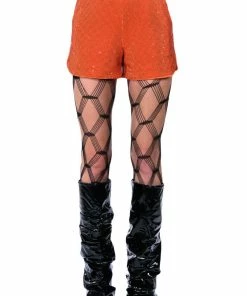 POP STAR SHINE BRIGHT RHINESTONE HOT SHORT IN ORANGE 30 POP STAR SHINE BRIGHT RHINESTONE HOT SHORT IN ORANGE -FINESSE-shop pop star shine bright rhinestone hot short in orange orange 14 14