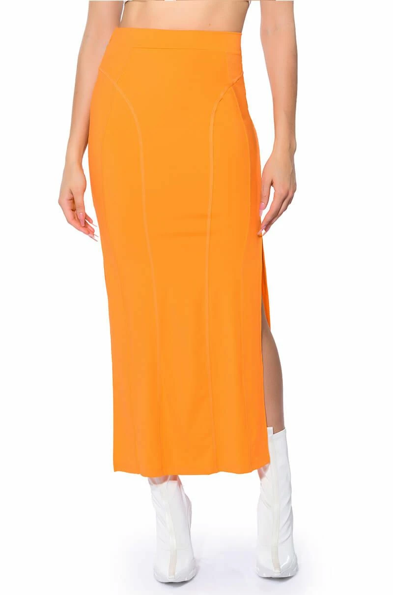 PRETTY GIRL DOUBLE SLIT MAXI SKIRT 1 PRETTY GIRL DOUBLE SLIT MAXI SKIRT