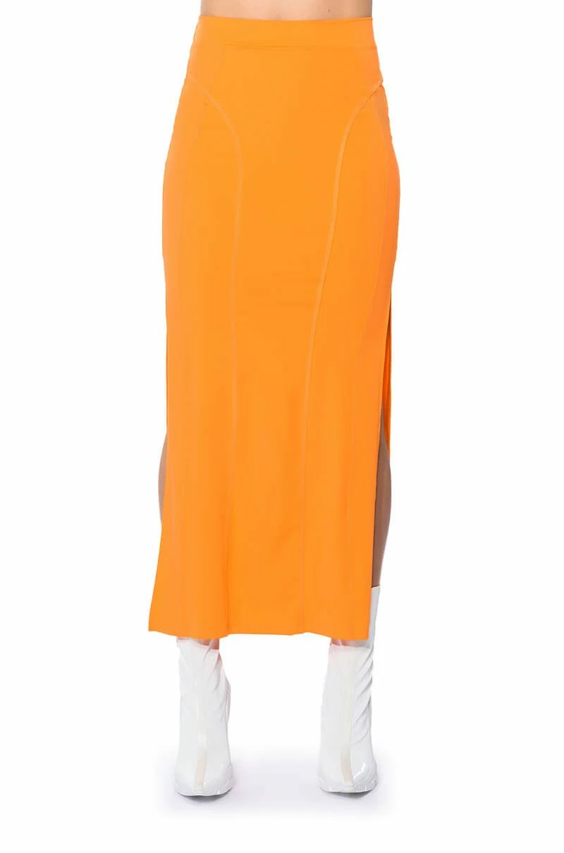 PRETTY GIRL DOUBLE SLIT MAXI SKIRT 4 PRETTY GIRL DOUBLE SLIT MAXI SKIRT - Image 4