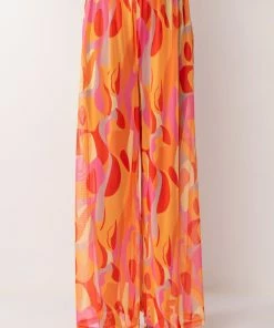 PSYCHEDELIC WIDE LEG MESH PANT -FINESSE-shop psychedelic wide leg mesh pant multi 3 3