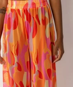 PSYCHEDELIC WIDE LEG MESH PANT -FINESSE-shop psychedelic wide leg mesh pant multi 6 6