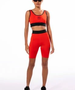 PUMA X VOGUE TIGHT SHORTS -FINESSE-shop puma x vogue tight shorts red multi 10 10
