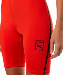 PUMA X VOGUE TIGHT SHORTS -FINESSE-shop puma x vogue tight shorts red multi 9 9