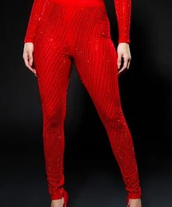 QUEEN OF LOVE RHINESTONE LEGGING