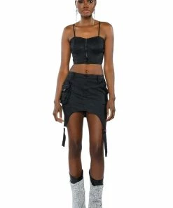 RANGER CAMO MINI SKIRT -FINESSE-shop ranger camo mini skirt black multi 5 5