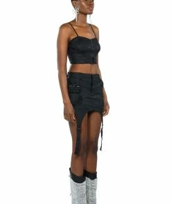 RANGER CAMO MINI SKIRT -FINESSE-shop ranger camo mini skirt black multi 6 6