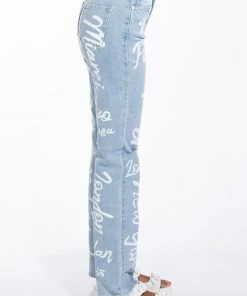 REPRESENT HIGH RISE STRAIGHT LEG JEAN -FINESSE-shop represent high rise straight leg jean light blue denim 5 5