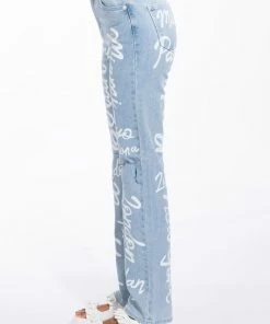 REPRESENT HIGH RISE STRAIGHT LEG JEAN -FINESSE-shop represent high rise straight leg jean light blue denim 6 6