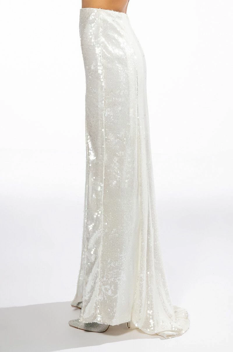 RESOLUTIONS SEQUIN SLIT MAXI SKIRT 2 RESOLUTIONS SEQUIN SLIT MAXI SKIRT - Image 2