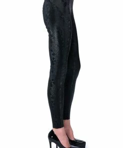 RIO PRINT HIGH RISE LEGGING WITH 4 WAY STRETCH IN BLACK 17 RIO PRINT HIGH RISE LEGGING WITH 4 WAY STRETCH IN BLACK -FINESSE-shop rio print high rise legging with 4 way stretch in black black 8 8
