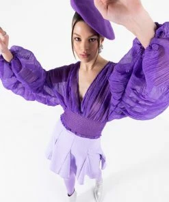 RIO SUPER STRETCH MINI SKIRT 15 RIO SUPER STRETCH MINI SKIRT -FINESSE-shop rio super stretch mini skirt light purple 4 4