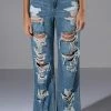 ROCK N' ROLL DESTROYED RELAXED JEANS