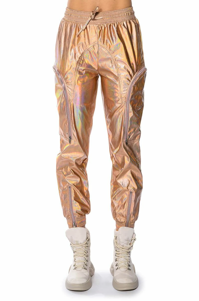 ROCKSTAR METALLIC ZIPPER DETAIL JOGGER 5 ROCKSTAR METALLIC ZIPPER DETAIL JOGGER - Image 5