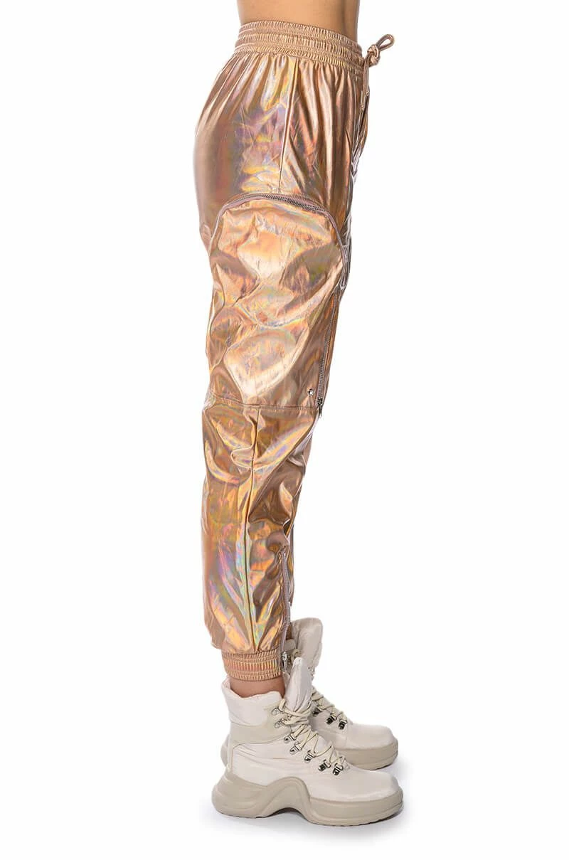 ROCKSTAR METALLIC ZIPPER DETAIL JOGGER 6 ROCKSTAR METALLIC ZIPPER DETAIL JOGGER - Image 6
