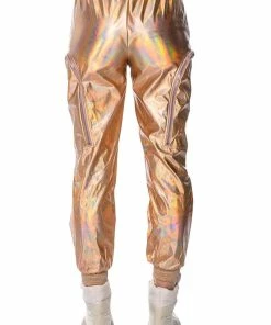 ROCKSTAR METALLIC ZIPPER DETAIL JOGGER 14 ROCKSTAR METALLIC ZIPPER DETAIL JOGGER -FINESSE-shop rockstar metallic jogger pink 7 7