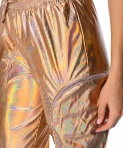 ROCKSTAR METALLIC ZIPPER DETAIL JOGGER 15 ROCKSTAR METALLIC ZIPPER DETAIL JOGGER -FINESSE-shop rockstar metallic jogger pink 8 8