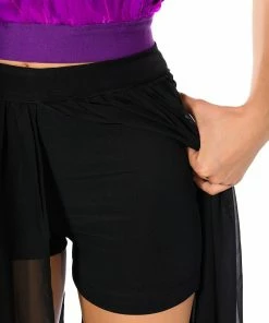 ROMANTIC STROLL MAXI SKORT 15 ROMANTIC STROLL MAXI SKORT -FINESSE-shop romantic stroll maxi skort black 8 8