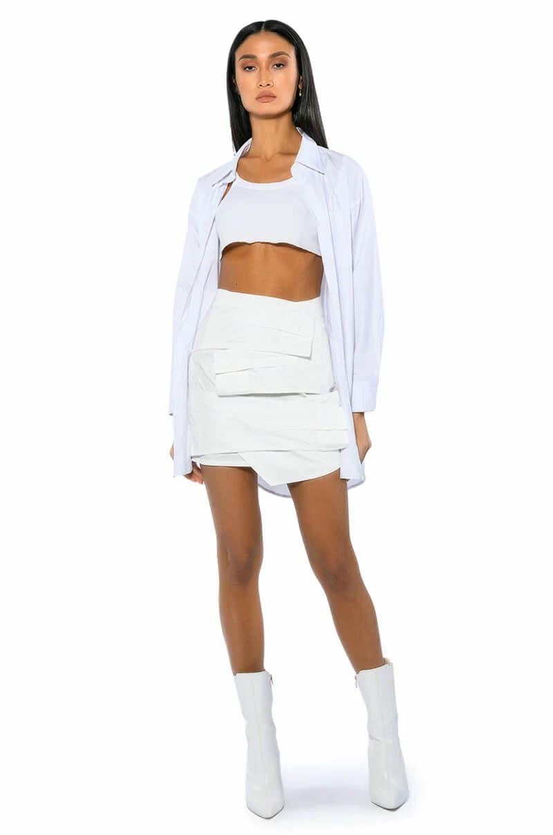 ROMANTICIZING YOU POPLIN MINI SKIRT 2 ROMANTICIZING YOU POPLIN MINI SKIRT - Image 2