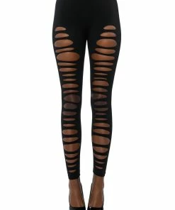 ROXANNE DISTRESSED LEGGING 22 ROXANNE DISTRESSED LEGGING -FINESSE-shop roxanne distressed legging black 10 10