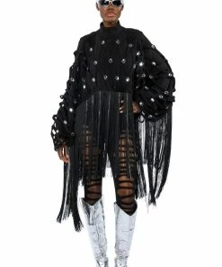 ROXANNE DISTRESSED LEGGING 18 ROXANNE DISTRESSED LEGGING -FINESSE-shop roxanne distressed legging black 6 6