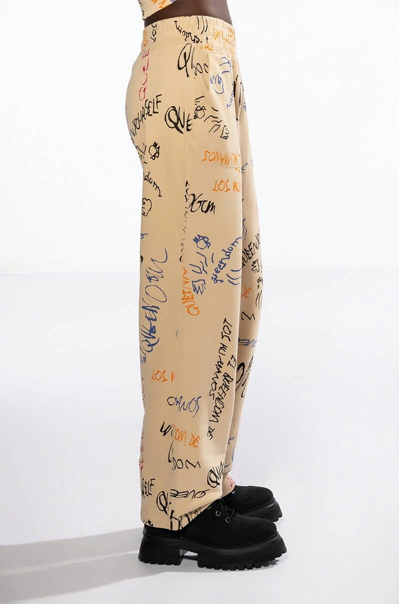 ROYALTY DRAWING WIDE LEG SWEATPANT 4 ROYALTY DRAWING WIDE LEG SWEATPANT - Image 4