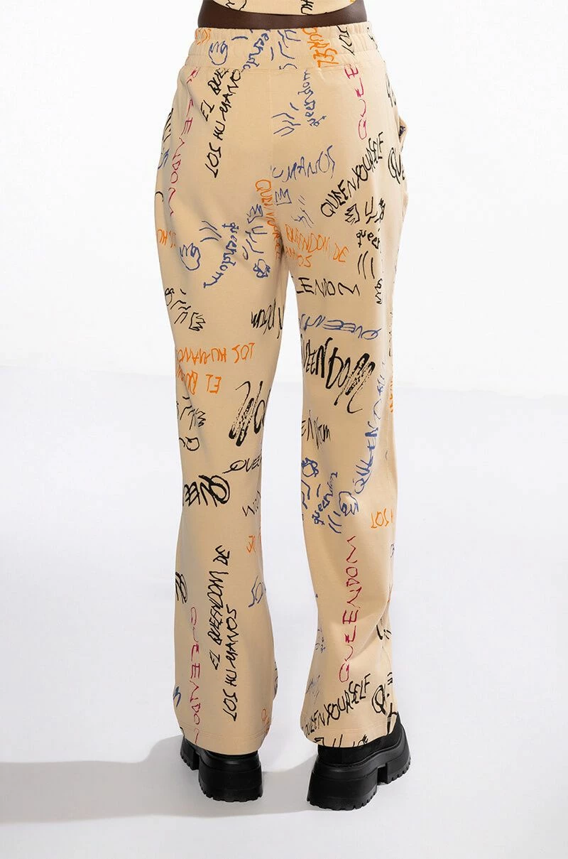 ROYALTY DRAWING WIDE LEG SWEATPANT 5 ROYALTY DRAWING WIDE LEG SWEATPANT - Image 5
