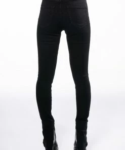 RUBY HIGH RISE SPLIT HEM SKINNY JEANS -FINESSE-shop ruby high rise split hem skinny jeans black 6 6