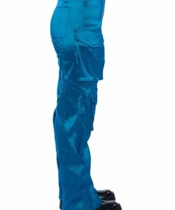RUN IT UP STRETCH CARGO PANTS -FINESSE-shop run it up stretch cargo pants teal 6 6