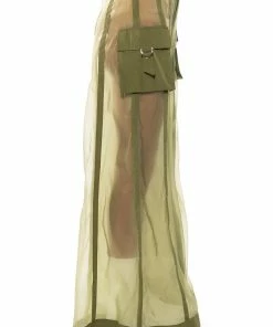 SAGE WIDE LEG TROUSER -FINESSE-shop sage wide leg trouser green 10 10