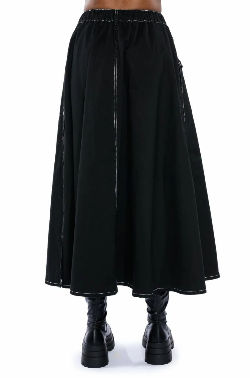 SECRET ADMIRER DENIM MAXI SKIRT 7 SECRET ADMIRER DENIM MAXI SKIRT - Image 7