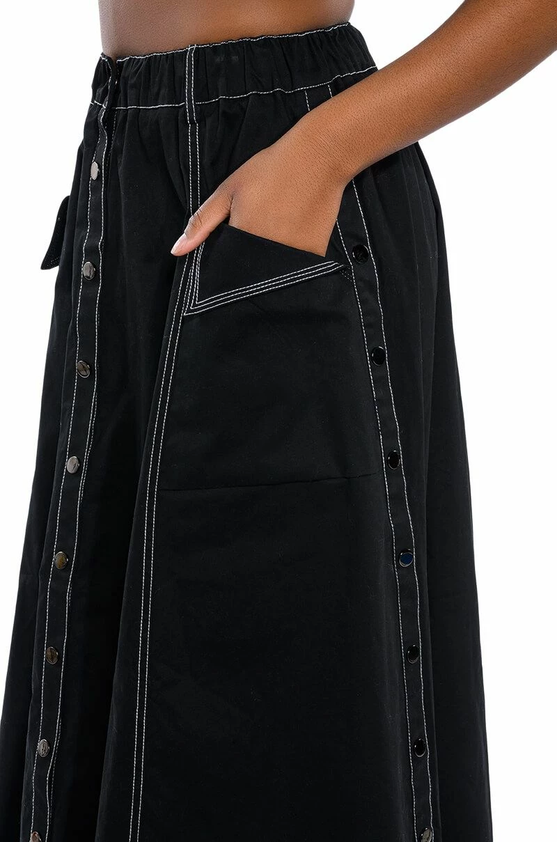 SECRET ADMIRER DENIM MAXI SKIRT 8 SECRET ADMIRER DENIM MAXI SKIRT - Image 8