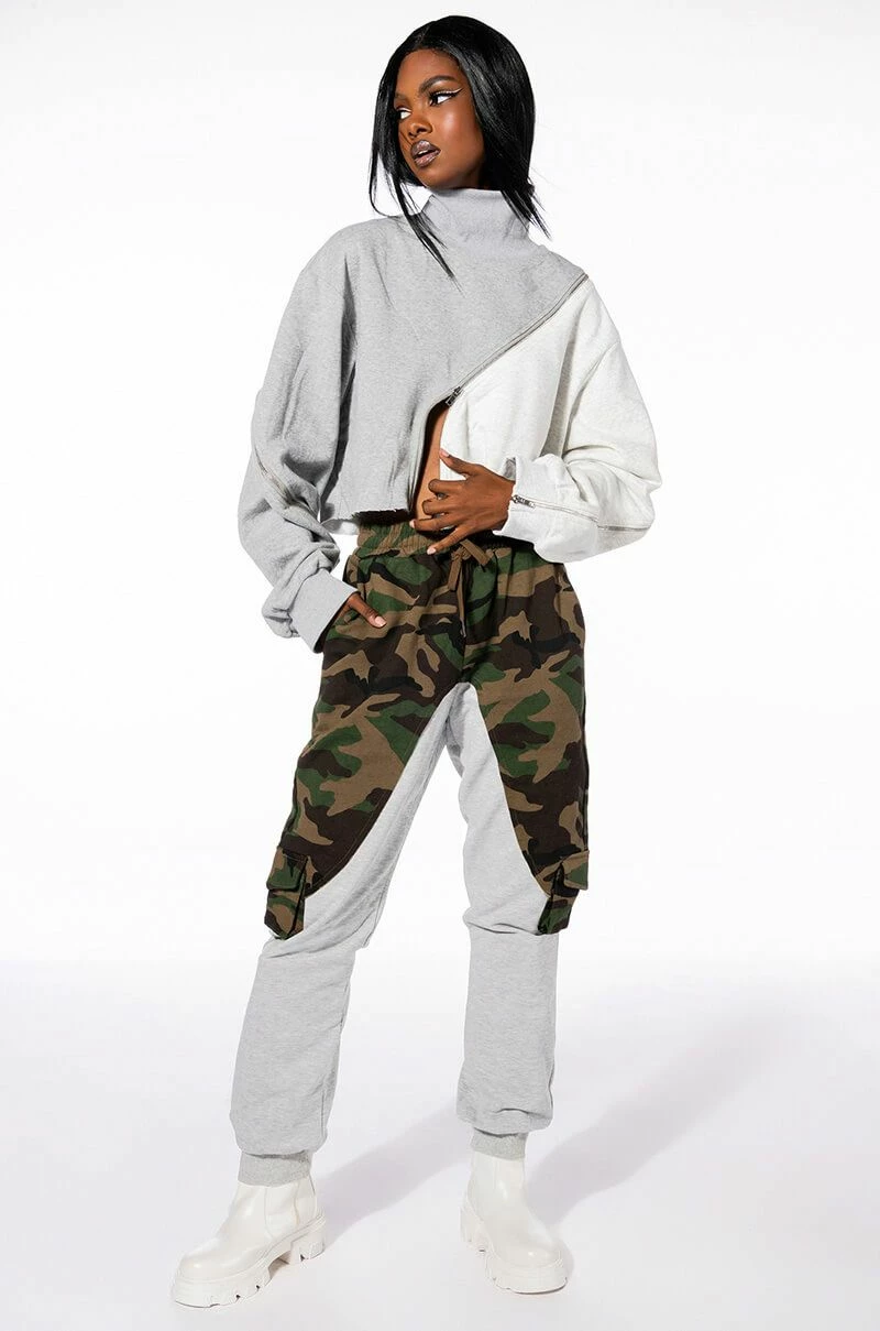 SELFISH HEART CAMO COLOR BLOCKED JOGGERS 2 SELFISH HEART CAMO COLOR BLOCKED JOGGERS - Image 2
