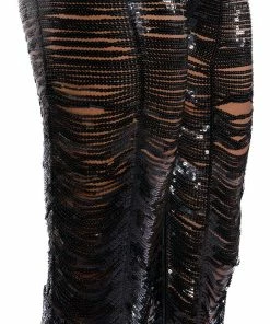 SENORITA EMBELLISHED STRAIGHT LEG PANT IN BLACK -FINESSE-shop senorita embellished straight leg pant black 8 8