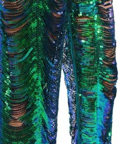 SENORITA EMBELLISHED STRAIGHT LEG PANT IN GREEN -FINESSE-shop senorita embellished straight leg pant green 8 8