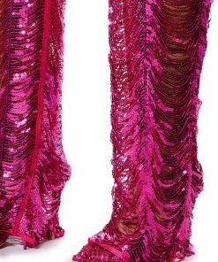 SENORITA EMBELLISHED STRAIGHT LEG PANT IN PINK -FINESSE-shop senorita embellished straight leg pant pink 8 8