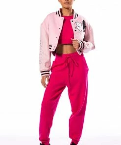 SERENA KNIT JOGGER 12 SERENA KNIT JOGGER -FINESSE-shop serena knit jogger pink 4 4