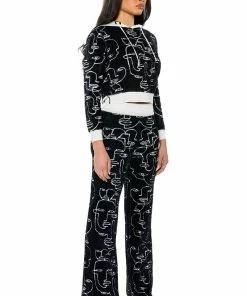 SHE'S GIVING ART REVERSIBLE WIDE LEG KNIT PANT -FINESSE-shop shes giving art wide leg knit pant white multi 4 4