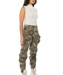 SHOW UP POCKET DETAIL CARGO -FINESSE-shop show up pocket detail cargo beige 4 4